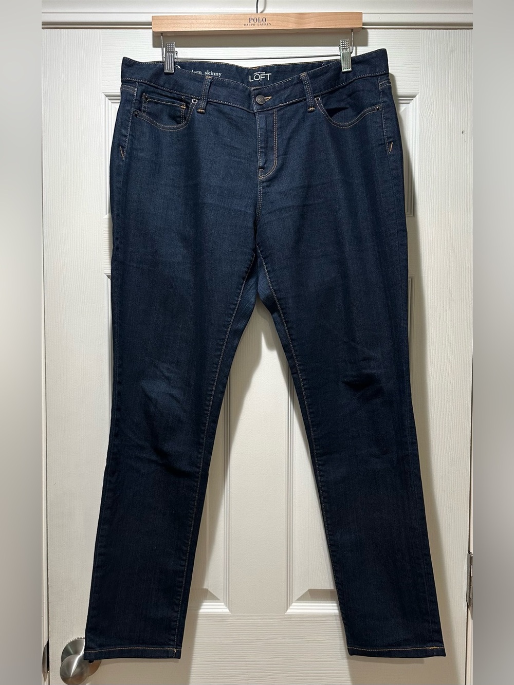 LOFT Indigo Skinny Jeans Size 12